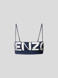 Bustier mit Label-Print von Kenzo Blau / Türkis - 17