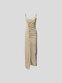 Midikleid in Glitzer-Optik von Paco Rabanne Gelb - 12