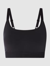 Bralette mit wattierten Cups Modell 'Go Allround'  von Sloggi Grau / Schwarz - 21