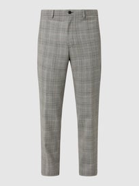 Pantalon met scheerwol  van s.Oliver BLACK LABEL Bruin - 5