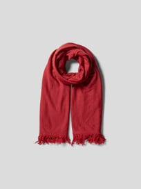Schal mit Fransen von Rick Owens Rot - 11
