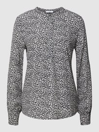 Blouseshirt met all-over motief van Jake*s Casual Grijs / zwart - 21