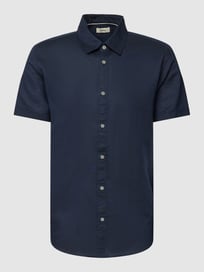 Regular fit vrijetijdsoverhemd in design met korte mouwen van Esprit Blauw / turquoise - 36