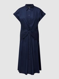 Hemdblusenkleid mit Drapierung Modell 'CIAN' von Lauren Ralph Lauren Blau / Türkis - 13