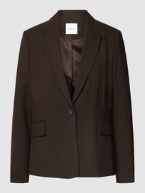 Blazer met reverskraag, model 'August' van s.Oliver BLACK LABEL Bruin - 36