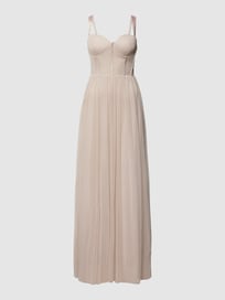 Cocktailkleid mit Herz-Ausschnitt von LACE & BEADS Weiß - 38