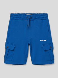 Sweatshorts mit Label-Print Modell 'BLANDON' von Raizzed Blau / Türkis - 14