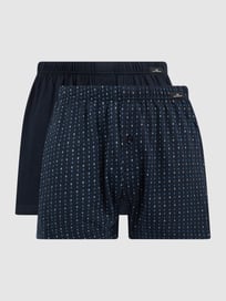 Boxershorts aus Jersey im 2er-Pack von Götzburg Wäsche Blau / Türkis - 17