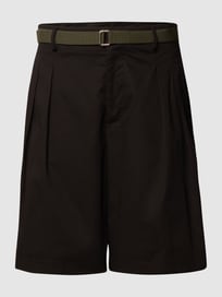 Bermudas mit Gürtel von Stylebop Grau / Schwarz - 17