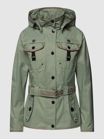 Functioneel jack met labeldetail, model 'CHOCANDY' van Wellensteyn Groen - 16