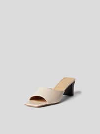 Mules aus Leder von Aeyde Weiß - 4