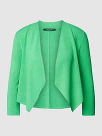 Strickjacke mit offener Vorderseite von comma Grün - 32