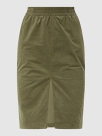 Rock aus Cord Modell 'Natasja' von Saint Tropez Grün - 44