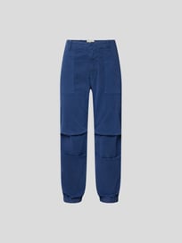 Cropped Hose mit Falten von Nili Lotan Blau / Türkis - 6