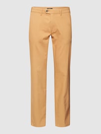 Hose mit Label-Details Modell 'Jonas' von Eurex By Brax Gelb - 11
