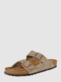 Sandalen van suède, model 'Arizona' van Birkenstock Bruin - 12