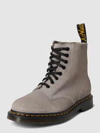 Veterboots van leer, model '1460 Pascal' van Dr.Martens Grijs / zwart - 6
