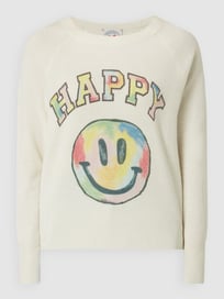 Pullover mit Smiley®-Stickerei  von Frogbox Weiß - 39