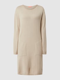 Strickkleid mit Eingrifftaschen von Frieda & Freddies Weiß - 39