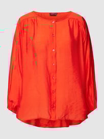 Overhemdblouse van viscose met 3/4-mouwen, model 'Leodora' van Soaked in Luxury Rood - 11