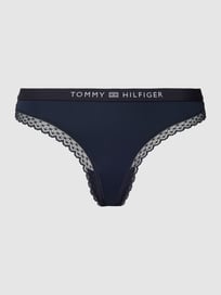String met labeldetails van TOMMY HILFIGER Blauw / turquoise - 20