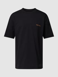 T-Shirt mit Logo-Stitching von Marc O'Polo Grau / Schwarz - 20