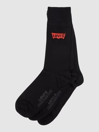 Sokken met labelprint van Levi's® Grijs / zwart - 39