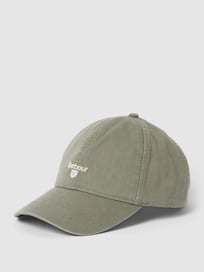Basecap mit Label-Stitching Modell 'CASCADE' von Barbour Grün - 5