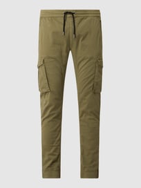 Cargohose mit Label-Details Modell 'Twill' von Alpha Industries Grün - 32