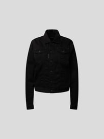 Jeansjacke mit Label-Details von Dsquared2 Grau / Schwarz - 26