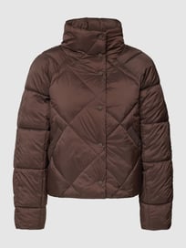 Steppjacke mit Stehkragen Modell 'CAROL' von Only Braun - 2