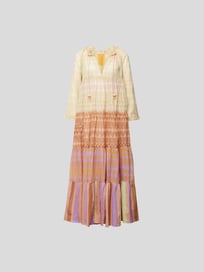 Maxikleid mit grafischem Allover-Muster von Yvonne S Rosa - 25