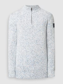 Strickpullover mit Label-Patch von Fynch-Hatton Weiß - 45