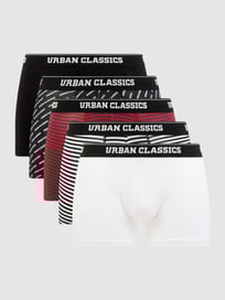 Trunks mit Stretch-Anteil im 5er-Pack von URBAN CLASSICS Rot - 29