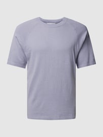 T-Shirt mit Rundhalsausschnitt Modell 'DANIEL' von Selected Homme Lila - 23