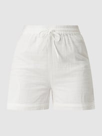 Shorts aus Musselin Modell 'Tina' von Pieces Weiß - 46