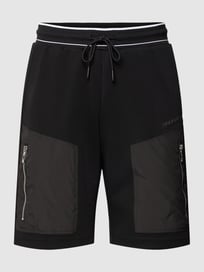 Shorts mit Label-Detail von Antony Morato Grau / Schwarz - 32