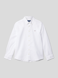 Hemd mit Button-Down-Kragen von Gant Weiß - 6