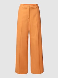 Stoffen broek met persplooien, model 'VASTO' van Weekend Max Mara Oranje - 32