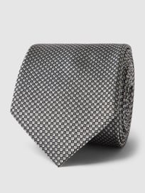Stropdas van zijde (7 cm), model 'FAKE SOLID TEXTURE' van Tommy Hilfiger Wit - 8