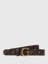 Gürtel mit Logo-Muster von Guess Braun - 20