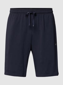 Sweatshorts mit Label-Stitching Modell 'Mix&Match Short' von BOSS Blau / Türkis - 18