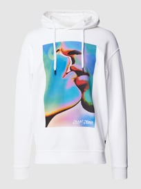 Hoodie met fotoprint, model 'Sebastiano' van JOOP! Jeans Wit - 42