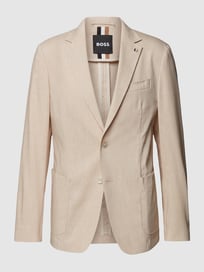 Slim Fit 2-Knopf-Sakko mit Stretch-Anteil von BOSS Weiß - 19