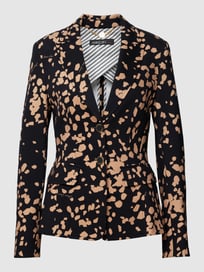 Blazer met all-over motief van Marc Cain Grijs / zwart - 48