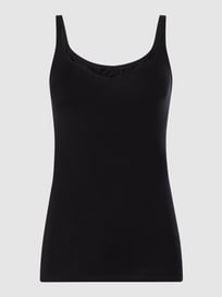 Personal Fit Top mit Stretch-Anteil  von Schiesser Grau / Schwarz - 23