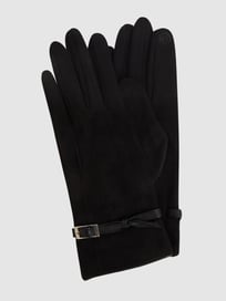 Touchscreen-handschoenen in leerlook van EEM Grijs / zwart - 18