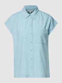Hemdbluse mit Brusttasche von Tom Tailor Denim Blau / Türkis - 37