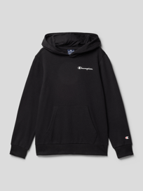 Hoodie mit Label-Detail von CHAMPION Grau / Schwarz - 16