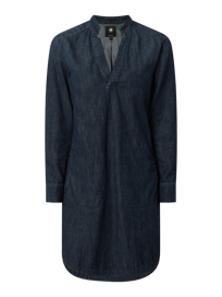 Jeanskleid mit Tunikakragen Modell 'Millery' von G-Star Raw Blau / Türkis - 45